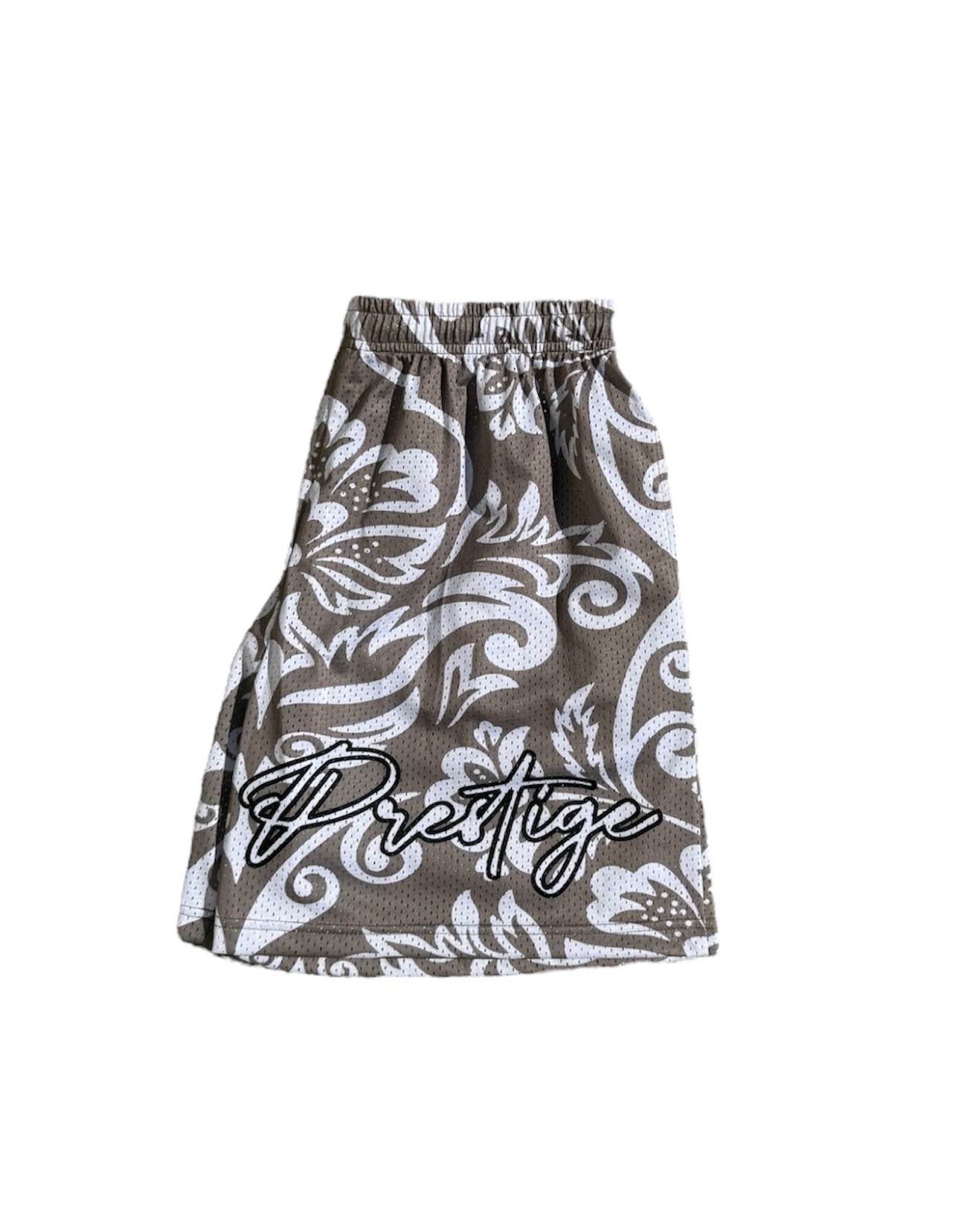 Royal Flower shorts- Gray