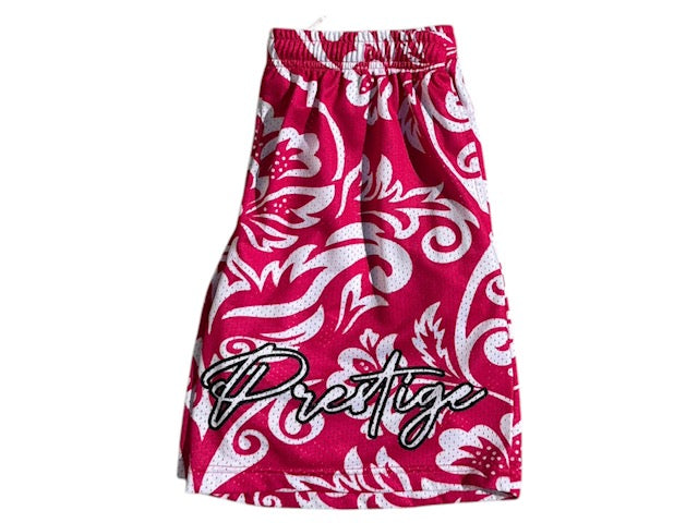 Royal Flower shorts- Pink