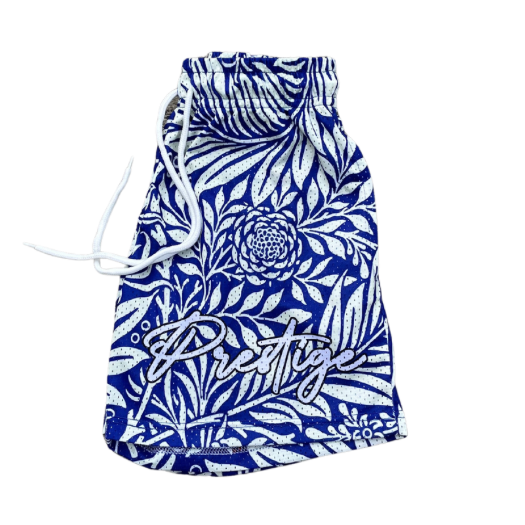 Floral mesh shorts