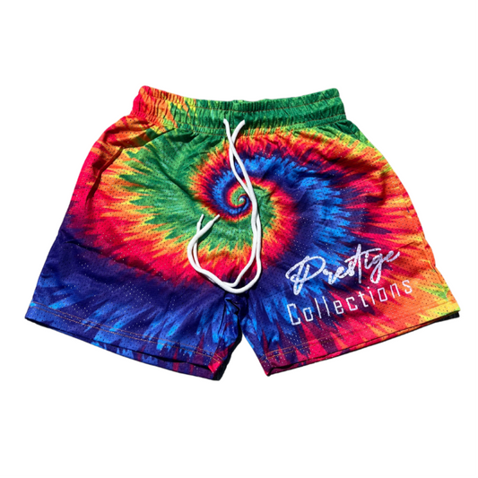 Tye dye mesh shorts