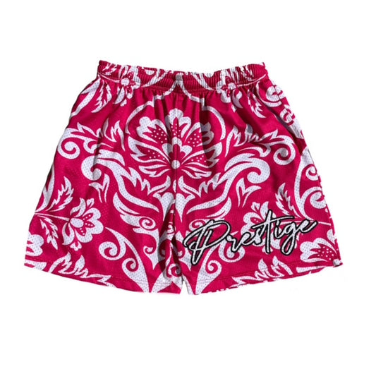 Royal Flower shorts- Pink