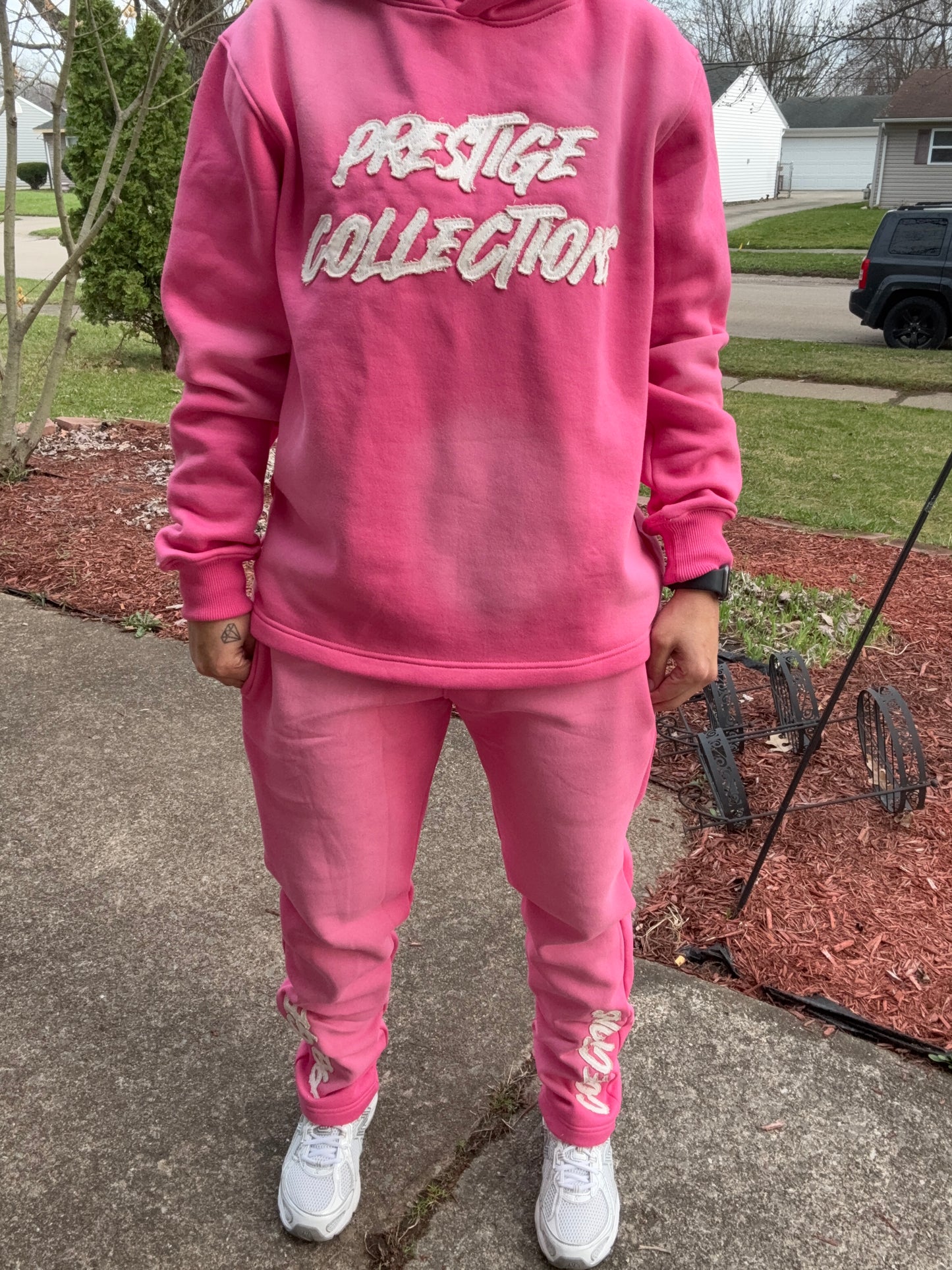 Sunfade Sweatsuit - pink