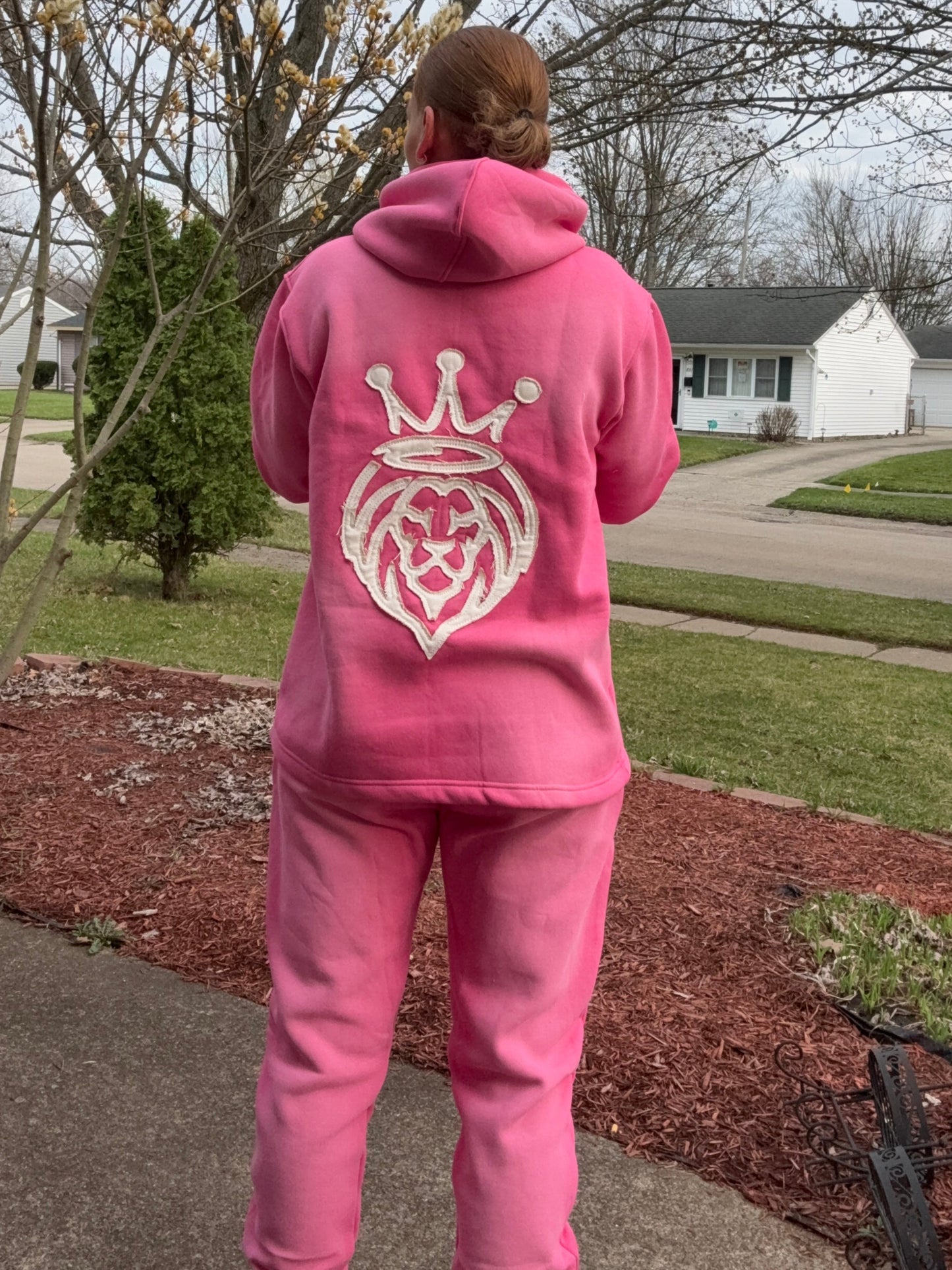 Sunfade Sweatsuit - pink